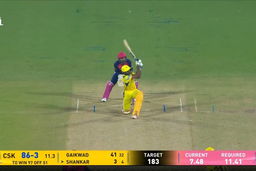 IPL 2025 M11: RR vs CSK - Vijay Shankar Six