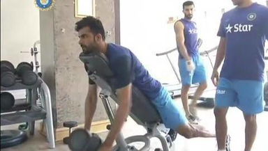 Behind the scenes: Rishi Dhawan & Barinder Sran sweat it out in the gym