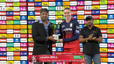 TATA WPL Green Dot Balls of the Match: Match 18, UP Warriorz vs Royal Challengers Bengaluru, WPL 2026: Lauren Bell