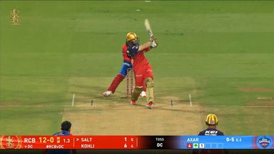 IPL 2025 M24: RCB vs DC - Phil Salt Six