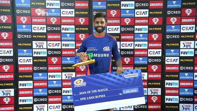 M20: MI vs RR – Man of the Match – Suryakumar Yadav