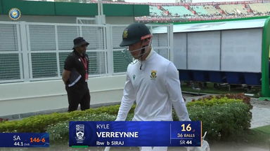 IND vs SA 2025, 1st Test: Kyle Verreynne Wicket
