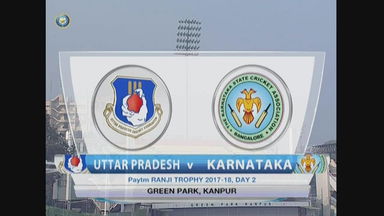 Ranji Trophy 2017-18: Uttar Pradesh vs Karnataka - Day 2 Highlights