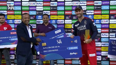 M60: RR vs RCB – RuPay On-The-Go 4s of the Match –  Glenn Maxwell
