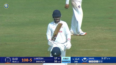 Ranji Trophy 2025, Baroda vs J & K, Day 2: Match Highlights