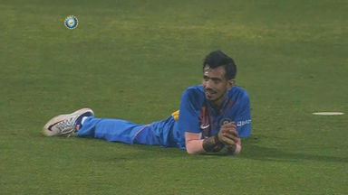 Bulls-eye! Direct hit from Chahal
