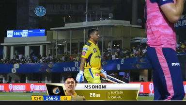 M68: RR vs CSK – MS Dhoni Wicket