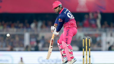 Incredible! Sooryavanshi goes 4, 4, 4, 6 vs Hazlewood