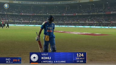 IND vs NZ 2026, 3rd ODI: Virat Kohli Wicket