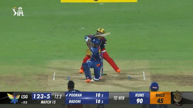 M15: RCB vs LSG – Nicholas Pooran Six