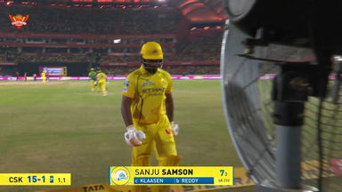 IPL 2026 M27: SRH vs CSK - Sanju Samson Wicket