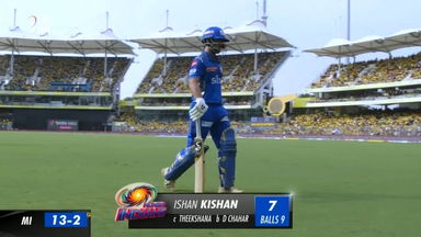 M49: CSK vs MI –  Ishan Kishan  Wicket