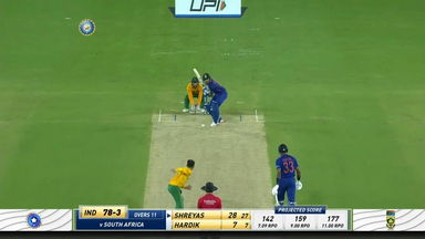 IND vs SA 2022, 2ND T20I: Shreyas Iyer Six