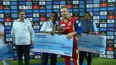M58: RCB vs RR – Yes Bank Maximum Sixes