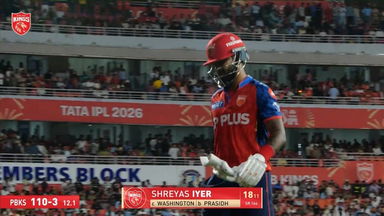 IPL 2026 M04: PBKS vs GT - Shreyas Iyer Wicket