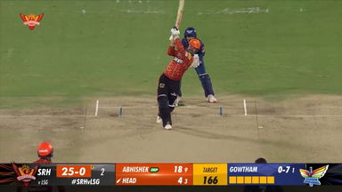 M57: SRH vs LSG  – Travis Head Six