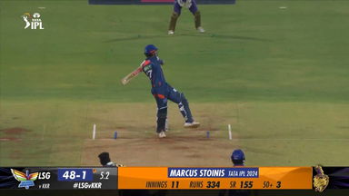 M54: LSG vs KKR – Marcus Stoinis Six