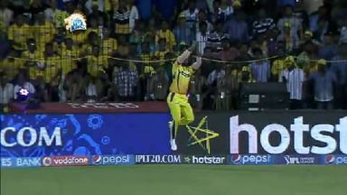 M4: CSK vs SRH – Smith takes a sharp catch to dismiss Warner