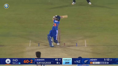 IND vs NZ 2026, 2nd T20I: Ishan Kishan Six