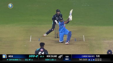 IND vs NZ 2023, 3RD T20I: Suryakumar Yadav  Six