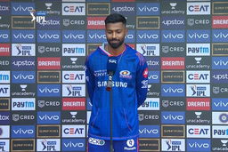 M46: MI vs DC  – Hardik Pandya Interview