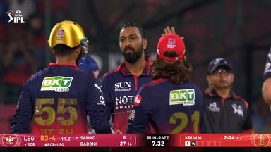 IPL 2026 M23: RCB vs LSG - Fall of Wickets