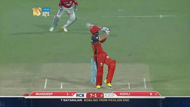 M43: RCB vs KXIP – Mandeep Singh Six