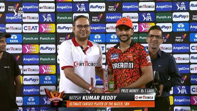M50: SRH vs RR – My11Circle Ultimate Fantasy Player of the Match – Nitish Reddy