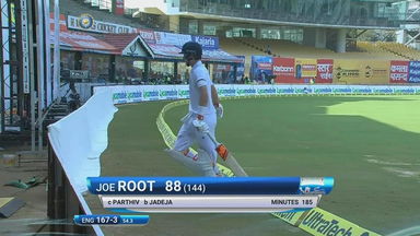 IND vs ENG 2016 - 5th Test day 1 : Joe Root Wicket
