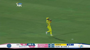 Kedar's little hop & jump catch
