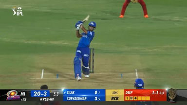 M05: RCB vs MI – Tilak Varma Six