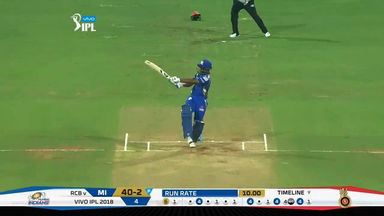 M14: MI vs RCB – Evin Lewis Six