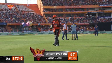 M58: SRH vs LSG –  Heinrich Klaasen  Wicket