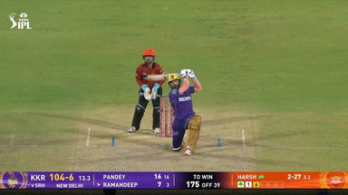 IPL 2025 M68: SRH vs KKR - Ramandeep Singh Six