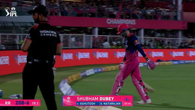 IPL 2026 M43: RR vs DC - Shubham Dubey Wicket