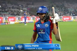 Wicket: Match 3, Mumbai Indians vs Delhi Capitals, WPL 2026: Minnu Mani Wicket