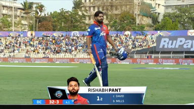 M02: DC vs MI – Rishabh Pant Wicket