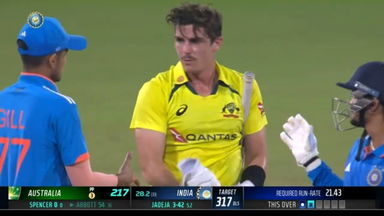 IND vs AUS 2023-24, 2ND ODI: Sean Abbott Wicket