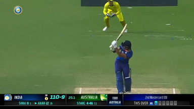 IND vs AUS 2023, 2ND ODI: Axar Patel Six