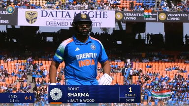 IND vs ENG 2025, 3rd ODI: Rohit Sharma Wicket