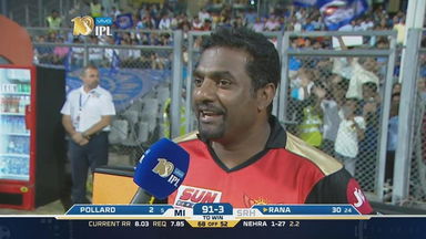 M10: MI vs SRH – Muttiah Muralitharan Interview