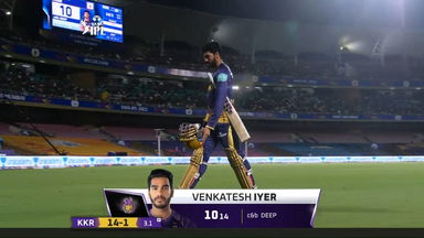 M06: RCB vs KKR – Venkatesh Iyer Wicket