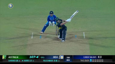IND-W vs AUS-W 2022, 5TH T20I: Grace Harris  Six