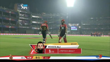 M45: DD vs RCB – Moeen Ali Wicket