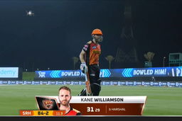 M52: RCB vs SRH – Kane Williamson Wicket