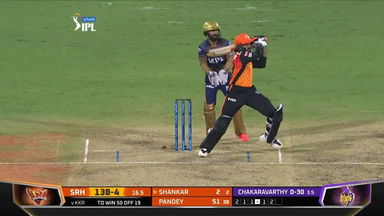 M03: SRH vs KKR – Vijay Shankar Six