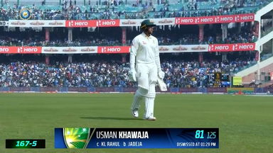 IND vs  AUS 2023, 2ND Test: Usman Khawaja  Wicket