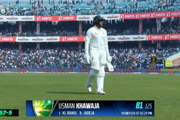 IND vs  AUS 2023, 2ND Test: Usman Khawaja  Wicket