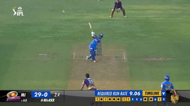 M22: MI vs KKR –  Ishan Kishan  Six