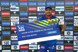 Q1: DC vs CSK  – Safari Super Striker of the Match – Prithvi Shaw